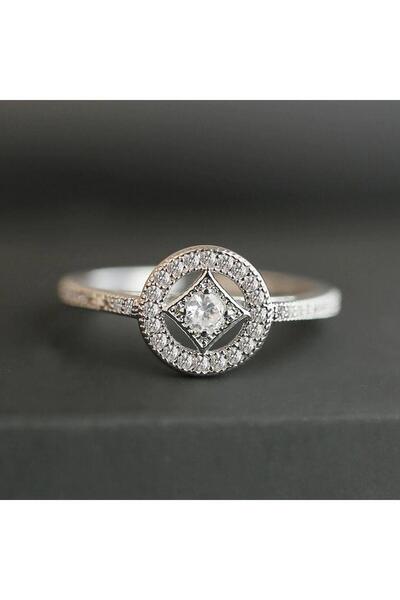 Pursehuit Inel argintiu, cu pietre de zirconiu, Zelma C6 - 7 (circumferință: ...