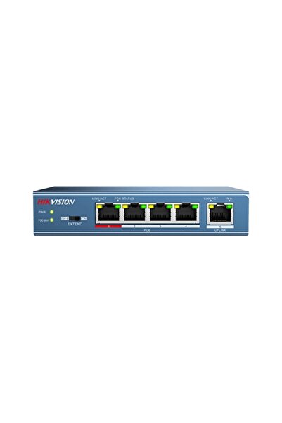 Hikvision 4-port PoE Switch, 1 uplink port -