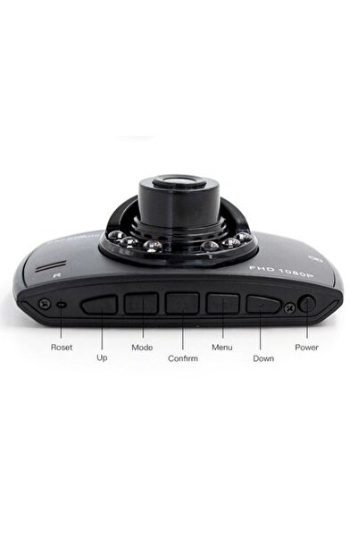 zola HD dash cam, motion sensor, 6 LEDs, microphone and speaker, G-sensor, MicroSD slot,