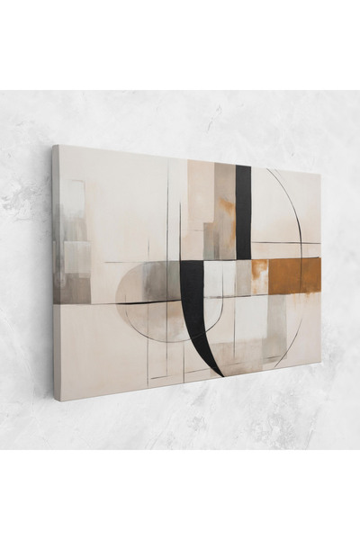 Arthub Tablou Canvas, Dormitor Si Living, Abstracte, Black Abstract Lines