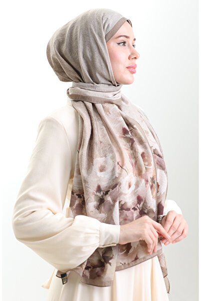 sefamerve Σάλι από φυσικές ίνες Karaca 82009-07 Βιζόν