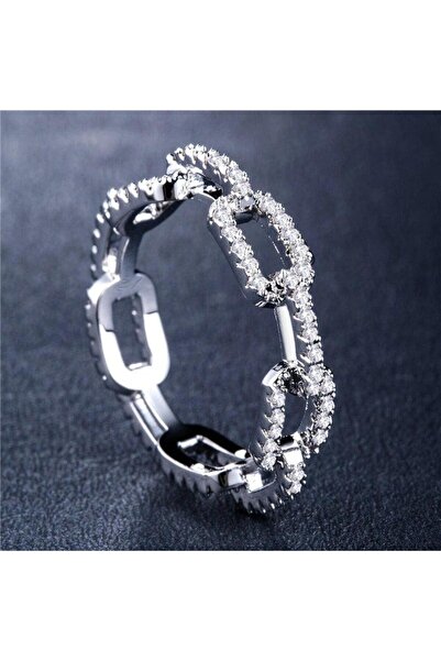 Pursehuit Inel argintiu, cu pietre de zirconiu, Zoe C6 - 8 (circumferință: 57...