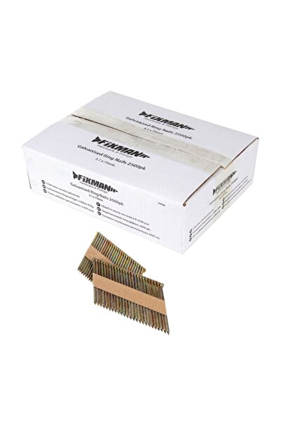 Fixman Cuie galvanizate 75x3,1 mm, bandă de hârtie, 2500 buc.