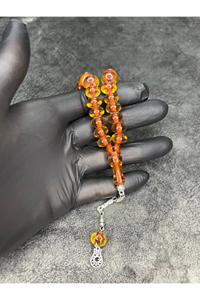 Mos Tespih Wheel Cut High End Tightening Amber Prayer Beads