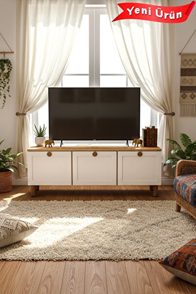Platinreyon BOHEM 135 CM TV ÜNİTESİ MDF KAPAK
