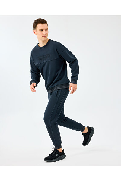 SKECHERS M crewneck sweatshirt men's black sweatshirt s2520229-3817