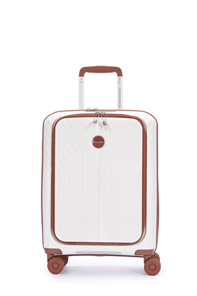 United Colors of Benetton Unisex Beyaz Trolley 50 Cm Valiz 14bnt8010-03-by