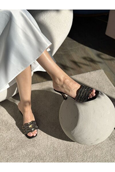 MARCATELLI Siyah Welle Deri Terlik