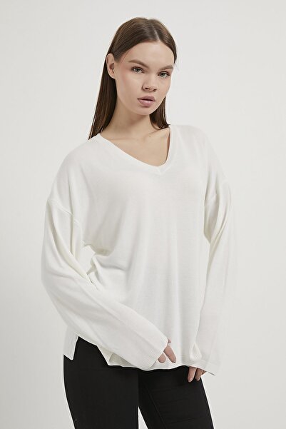 Arma Life Armalife 6630 V-Necklace Casual Thin Women's Sweater