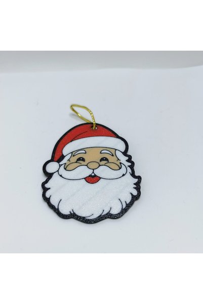 TERARYUM SEPETİM Santa Claus-Pine Tree Ornament 3-Piece