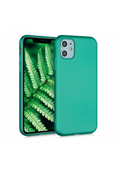 KWmobile Carcasă pentru Apple iPhone 11, silicon, verde, 50762.128