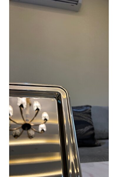 Palaces Single serving trays, 3 sizes, silver nickel