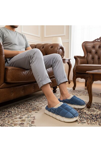OEM Fluffy, warm and relaxing slippers for men, D308