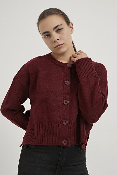 Arma Life Armalife 4751 Bis Collar Buttoned Knitwear Women's Cardigan