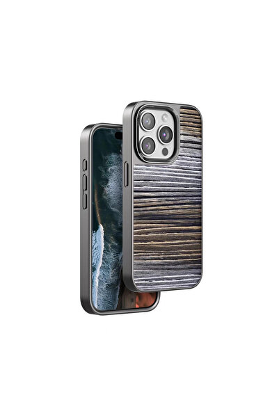 Najmaddin غطاء فينكو آيفون 14 برو ويف - أصفر