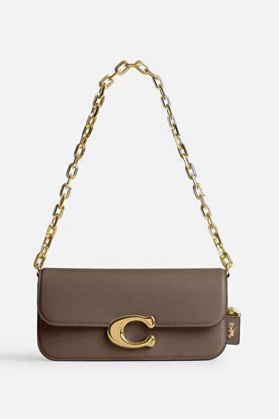 coachoutlet Idol 23 Shoulder Bag in Leather & Snakeskin