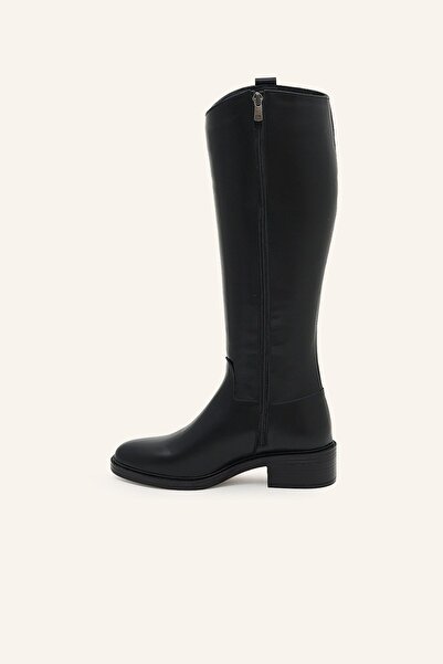 MARCATELLI Siyah Deri Çizme