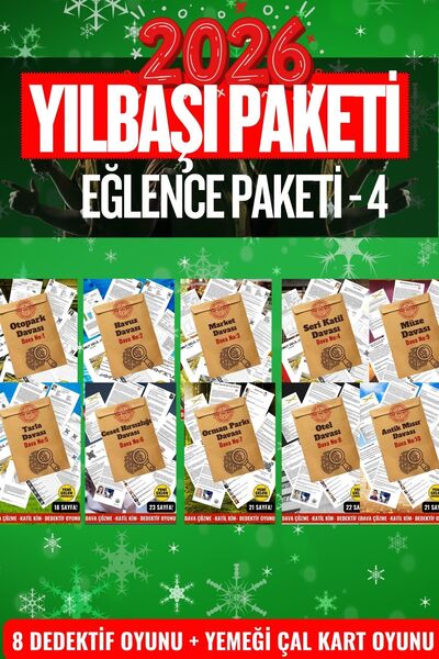 GameBulance New Year Special Entertainment Game Pack, Detective Game, Box Game, Card Game, New Year Special Pack-4