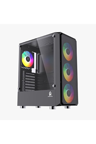 GM Game Master R14 Rainbow 4 Fanlı ATX Gaming Kasa 450W PSU