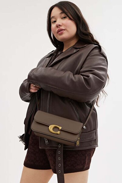 coachoutlet Idol 23 Shoulder Bag in Leather & Snakeskin