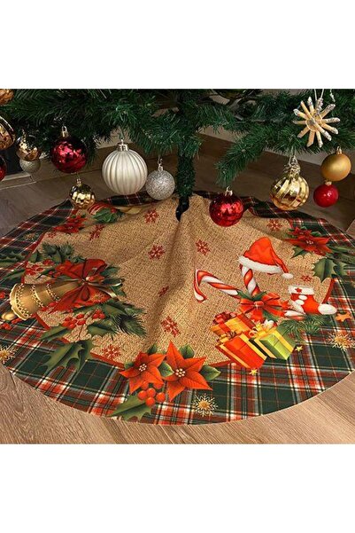 DODOMAR Husă de bază pentru brad de Crăciun, 105 buc., aspect de iută, coroan...