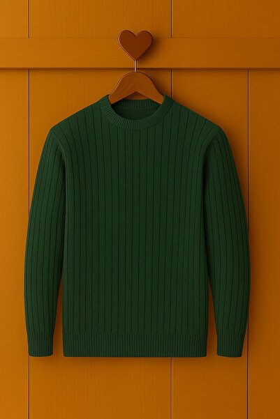 golden toptan Crew neck knit sweater