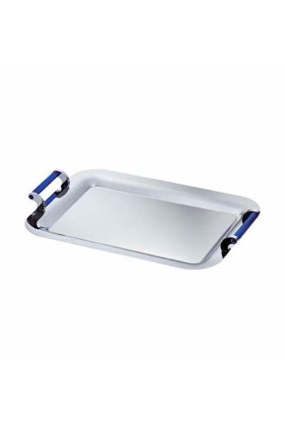 Eme Stainless steel serving tray, Vulcano model, length 43 cm