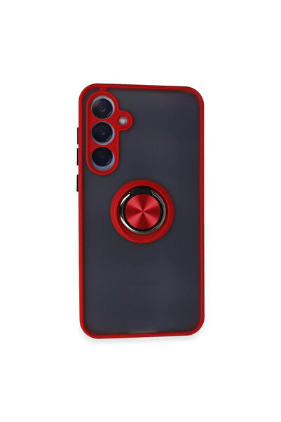 Mepura Newface Samsung Galaxy A35 5g Case Montreal Ring Silicone Cover - Red
