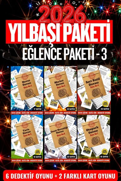 GameBulance New Year Special Entertainment Game Pack, Detective Game, Box Game, Card Game, New Year Special Pack-3