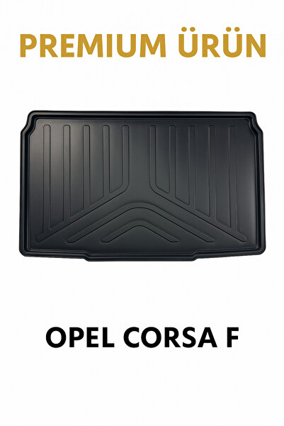 Black Gold Opel Corsa F Uyumlu 3D Bagaj Havuzu Premium