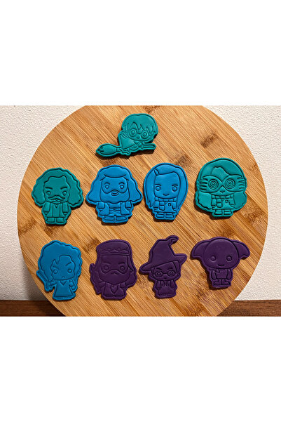 Lena Gift Store Harry Potter Cookie Cake Candy Dough Mold Set of 9