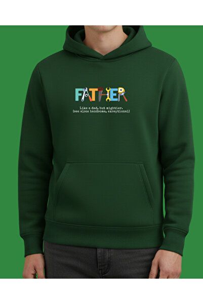 Ebiidesign Father Printed Sweatshirt