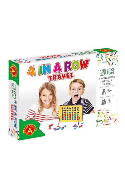 Alexander Toys EcoFun 4 in a row Travel game, 2 players, 46 pieces, 5+