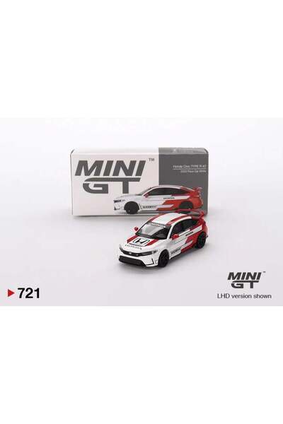 mini gt 1/64 Honda Civic Type R 2023 Pace Car Whit MGT00721