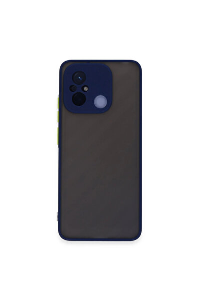 Mepura Xiaomi Redmi 12C Case Montreal Silicone Cover - Navy Blue