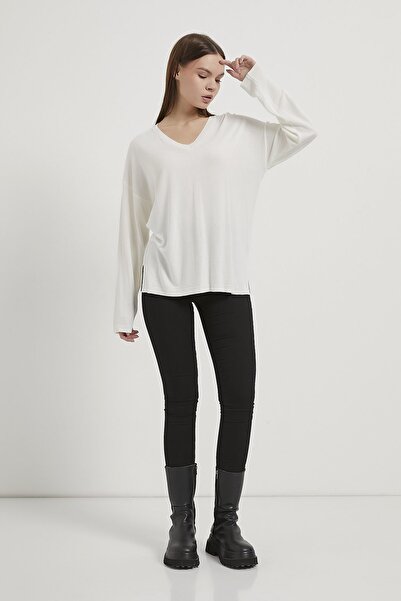 Arma Life Armalife 6630 V-Necklace Casual Thin Women's Sweater