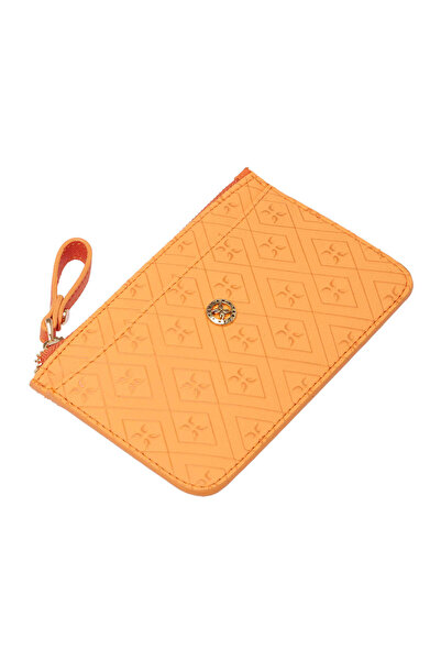 Tergan Turuncu Print Kadın Cüzdan - S1CB00055821-V3F