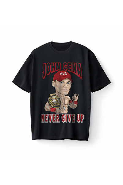 Bumeta Nu te descurci niciodată John Cena cu imprimeu supradimensionat Tricou...