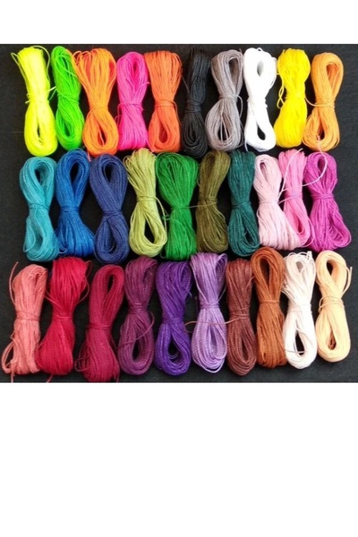 312 KONSEPT 10 CULORI 5 METRI (50 METRI) 0,8 MM FRĂZĂ DE PARAȘUTĂ ESENEMEZ AR...