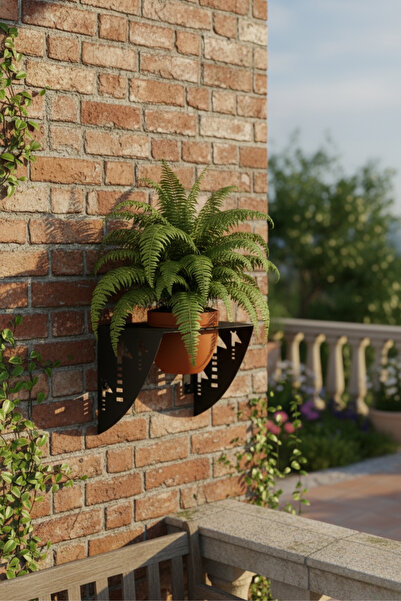 Grandmix جدارية معدنية مقاس أزرق بلون الكوبالت 25x17 سم لتزيين المنزل والشرفة...