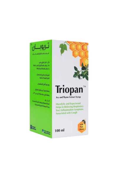 JAMJOOM PHARMA شراب تريوبان مستخلص اللبلاب والزعتر 100 مل