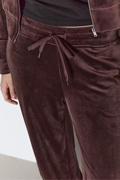 Stradivarius Velvet Jogger Trousers