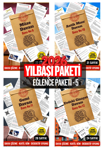 GameBulance New Year Special Entertainment Game Pack, Detective Game, Box Game, Murder Investigation, New Year Special Package-5