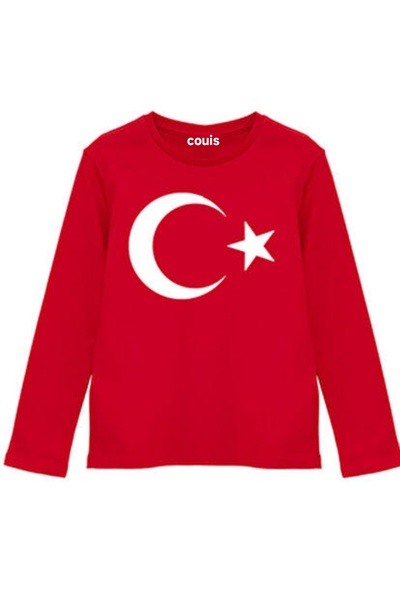 couis Child Turkish Flag Printed Cotton