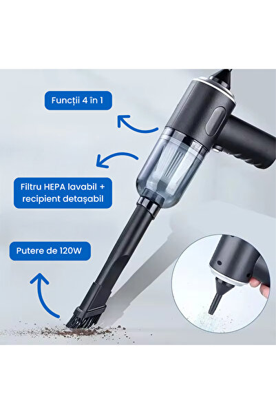 O.M.D Aspirator portabil 4 în 1