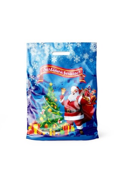 EXONIA Σετ 50 τσαντών δώρων Άγιου Βασίλη EXONIA, 40x50 cm, μπλε