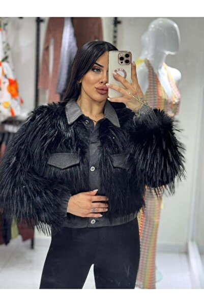 inci bayan giyim BLANĂ DETALIATĂ DE DENIM