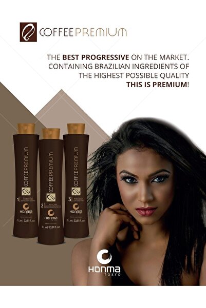 Generica مجموعة فرشاة هونما طوكيو كوفي الفاخرة المتقدمة، ٣ × ١ لتر، طوكيو | علاج الكيراتين البرازيلي | تصفيف الشعر