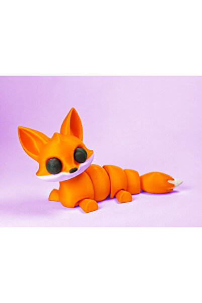 axelon لعبة ثعلب صغيرة متحركة بمفاصل