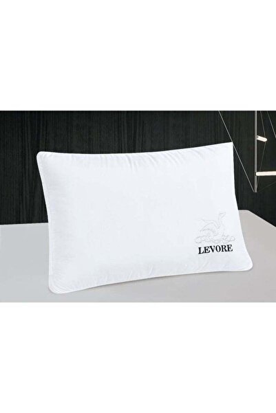 HOURS Levor Hotel Pillow Set - 2 Pieces, Slow-Rebound, 1400 g, Premium Microfiber Cover, White, 50x75 cm